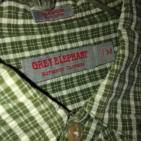 Grey Elephant button up - Picture 2 of 3